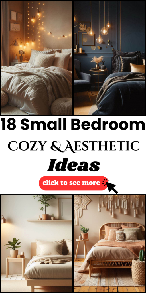 18 Best Small Bedroom Ideas Cozy & Aesthetic for a Dreamy Retreat 3 18 Best Small Bedroom Ideas Cozy & Aesthetic for a Dreamy Retreat