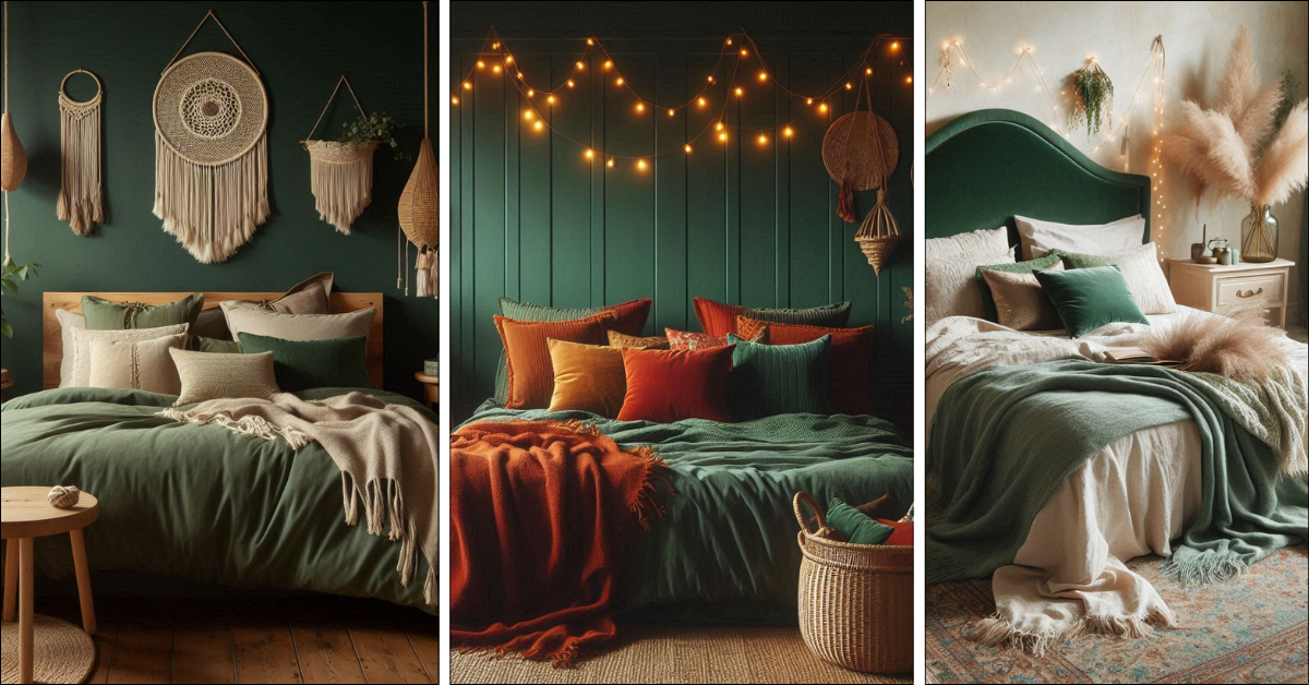18 Dreamy Boho Bedroom Green Ideas for a Cozy and Romantic Escape
