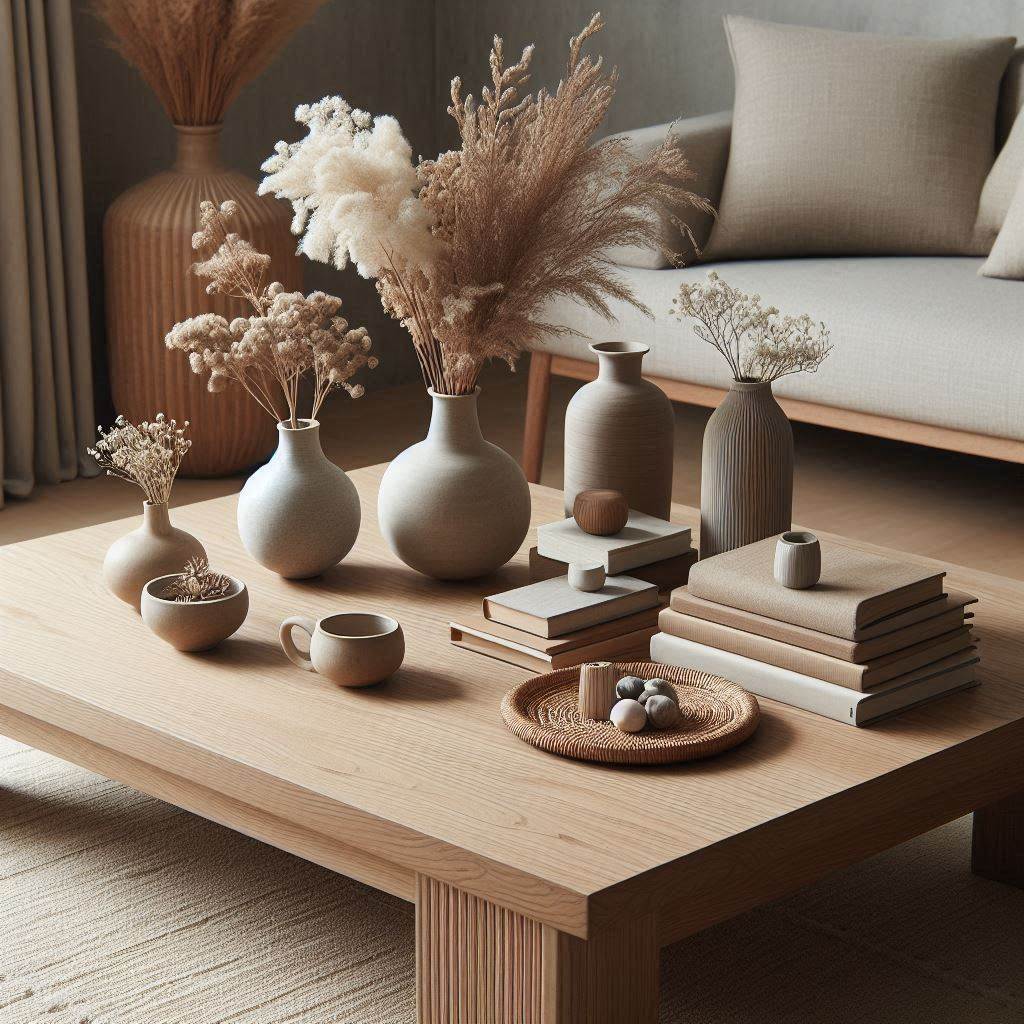 Organic Modern Coffee Table Styling