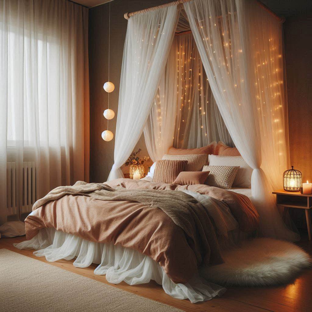  A Canopy Bed for a Romantic Feel