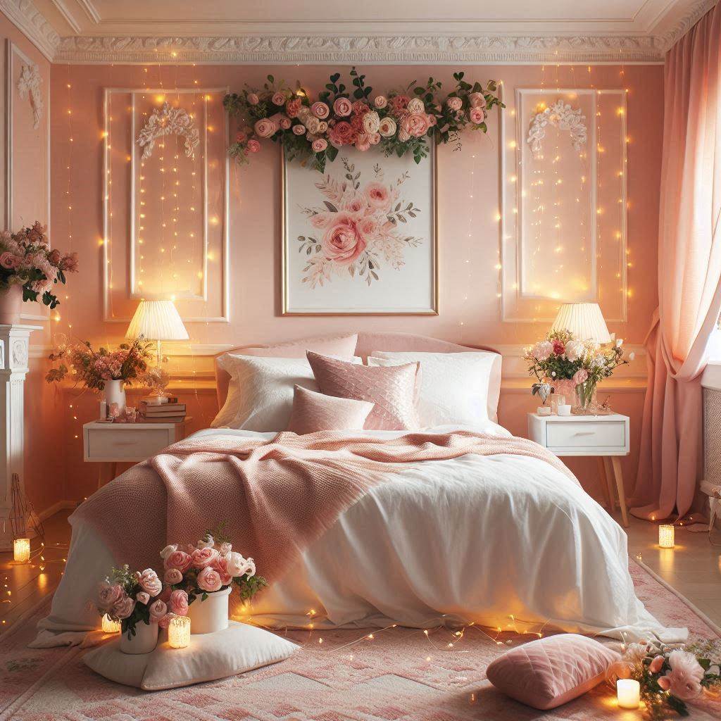 Soft Pink and White for a Romantic Touch