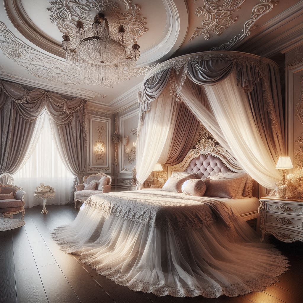 Luxurious Canopy Bed for a Regal Touch