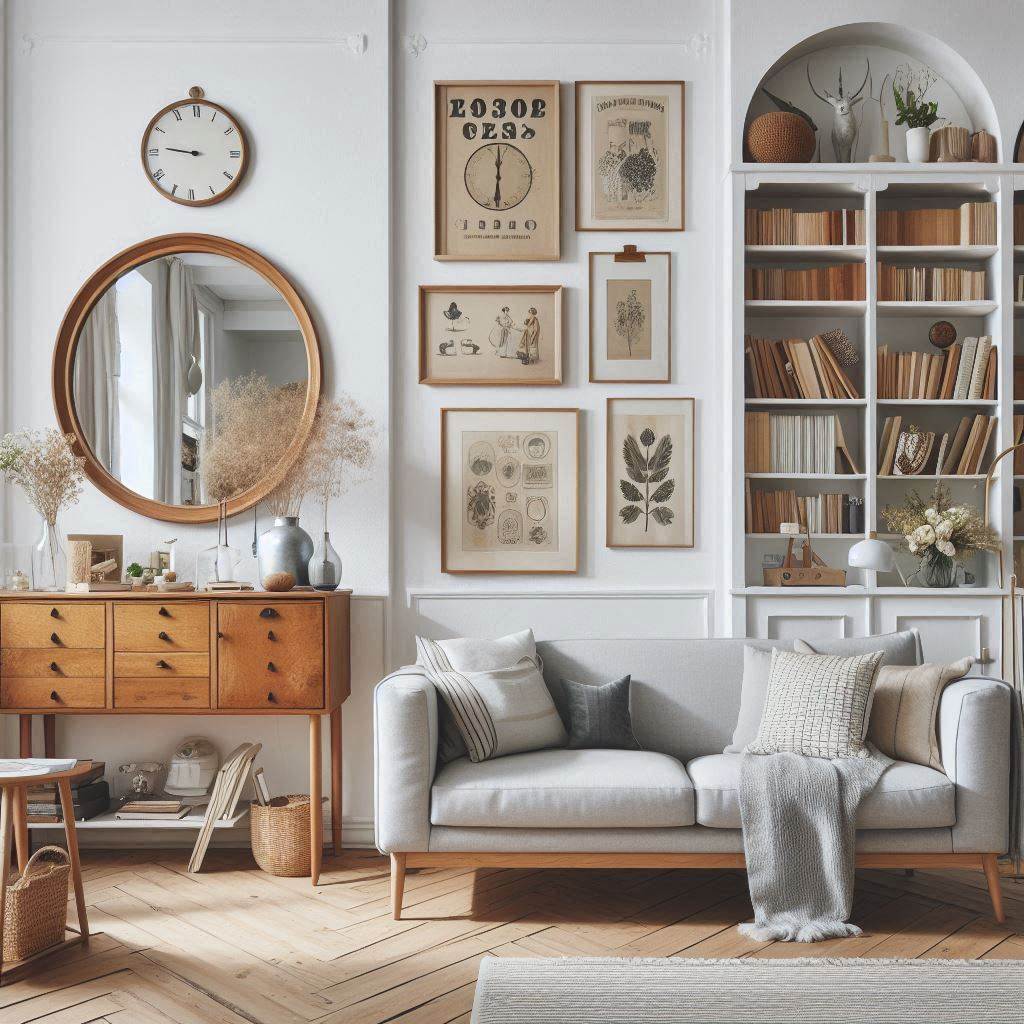 18 Vintage Modern Living Room Ideas for a Timelessly Chic Space 6 Scandinavian Minimalism Meets Vintage Warmth