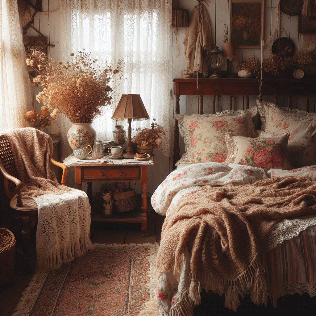 Cottagecore-Inspired Cozy Bedroom