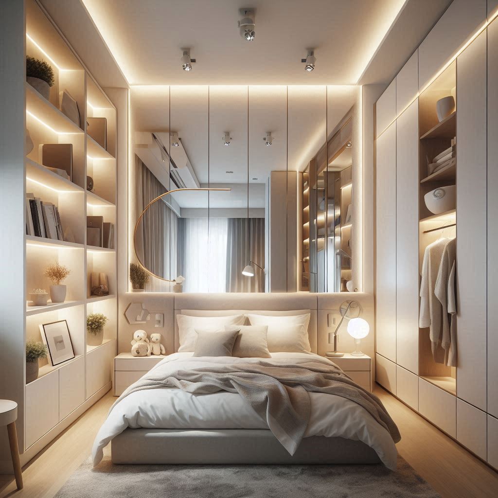 Cozy Small Bedroom with Smart Storage