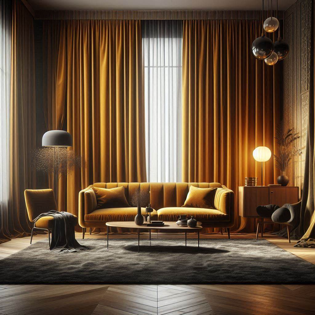 Floor-to-Ceiling Curtains for a Dramatic Effect