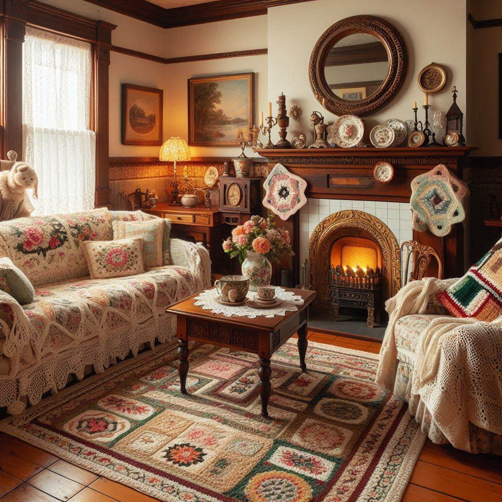  Grandmacore Living Room Decor with a Cozy Twist