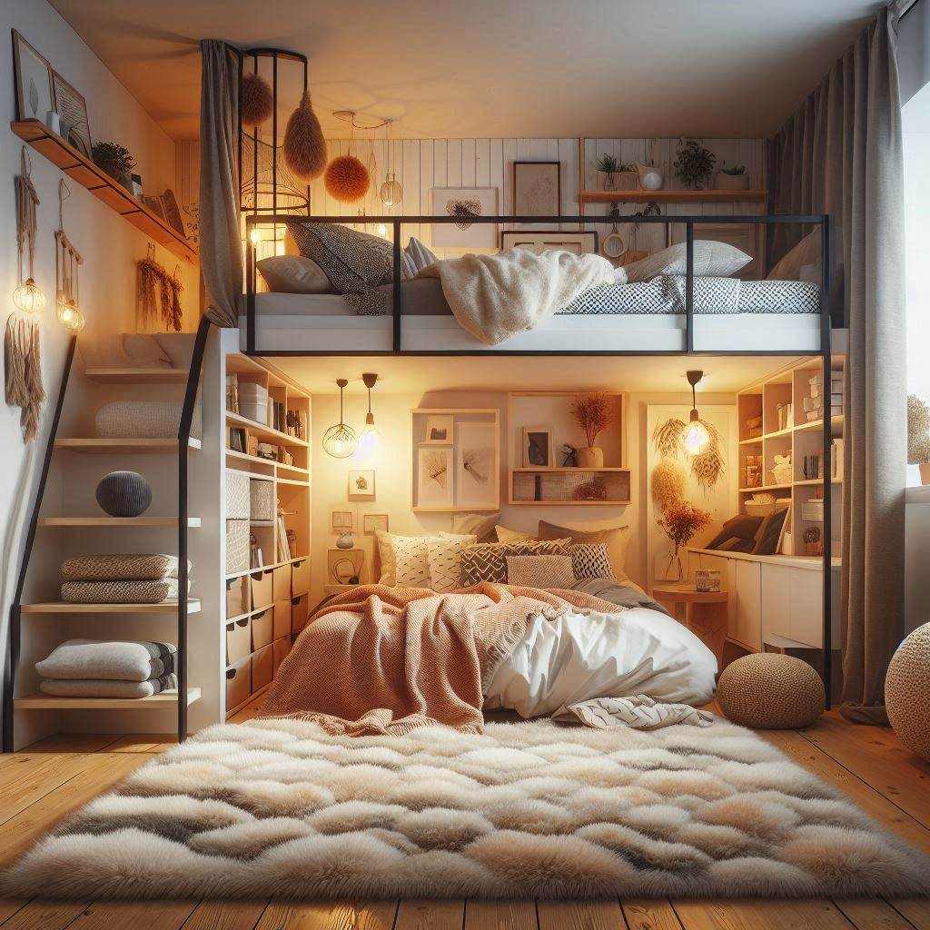 Small Room Aesthetic with a Cozy Touch