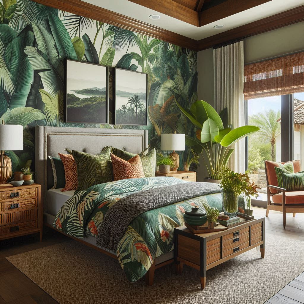 Tropical Guest Bedroom Ideas