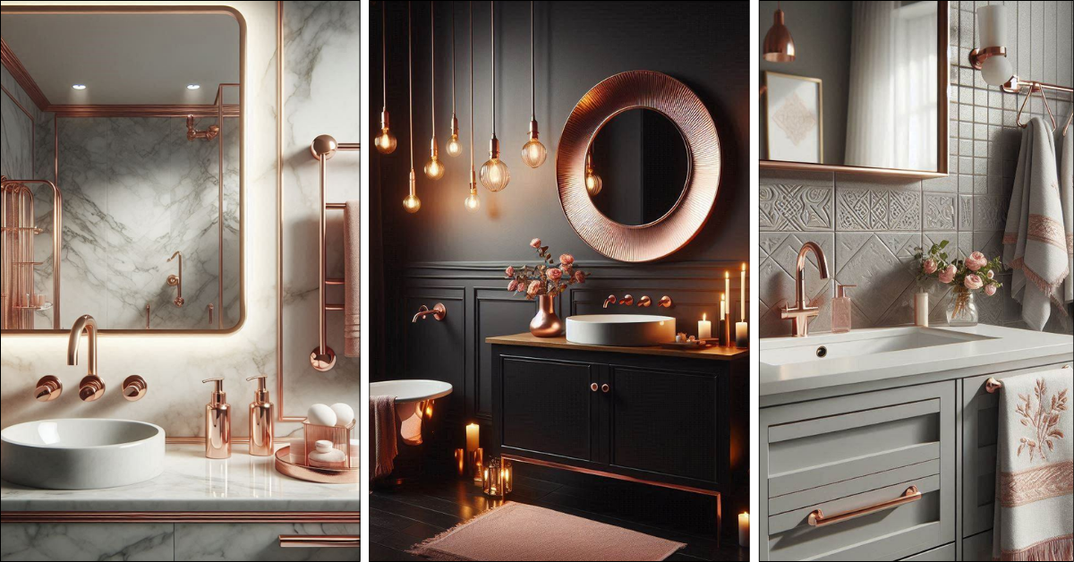 15 Stunning Rose Gold Bathroom Decor Ideas to Elevate Your Space with Romantic Charm