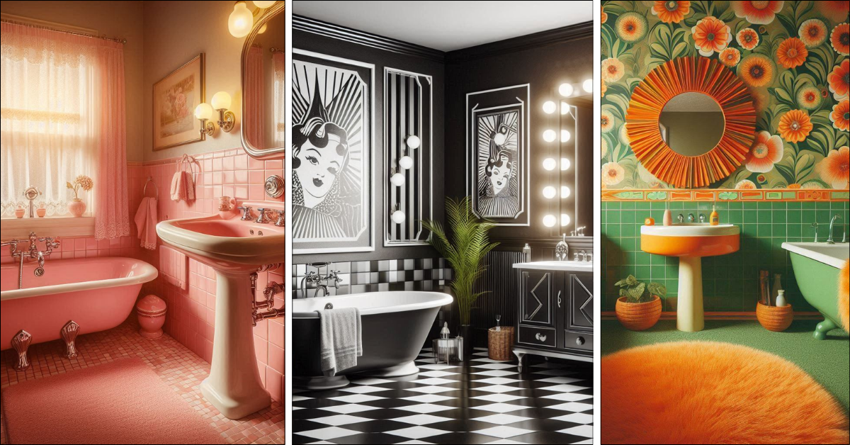 16 Retro Bathroom Decor Ideas That Will Make You Fall in Love With the Past