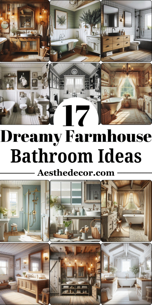 17 Dreamy Farmhouse Bathroom Ideas to Fall in Love With 2 17 Dreamy Farmhouse Bathroom Ideas to Fall in Love With