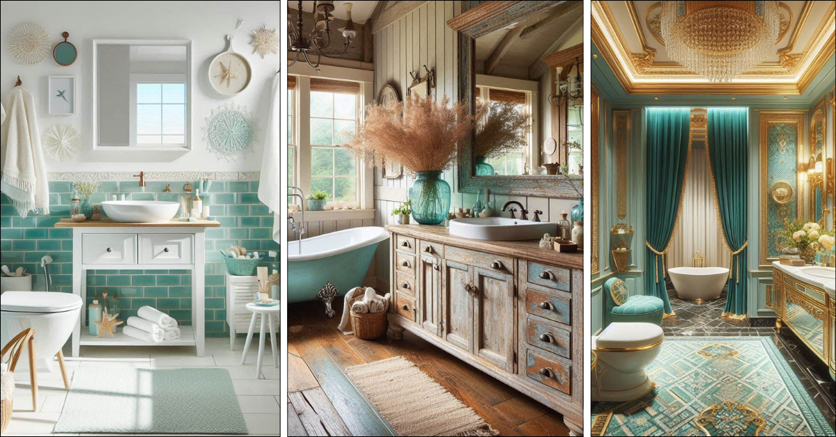 18 Dreamy Turquoise Bathroom Decor Ideas That’ll Make You Swoon