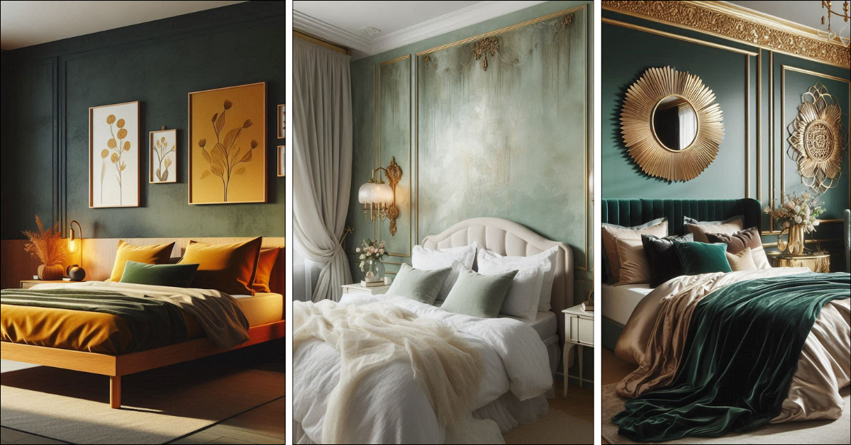 18 Stunning Green Accent Wall Bedroom Ideas for a Dreamy, Romantic Retreat