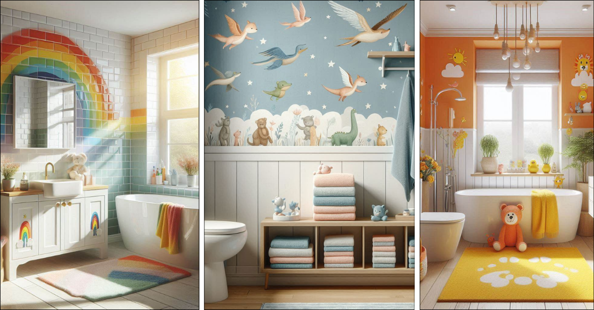 Dreamy Colorful Kids Bathroom Ideas to Brighten Up Their World