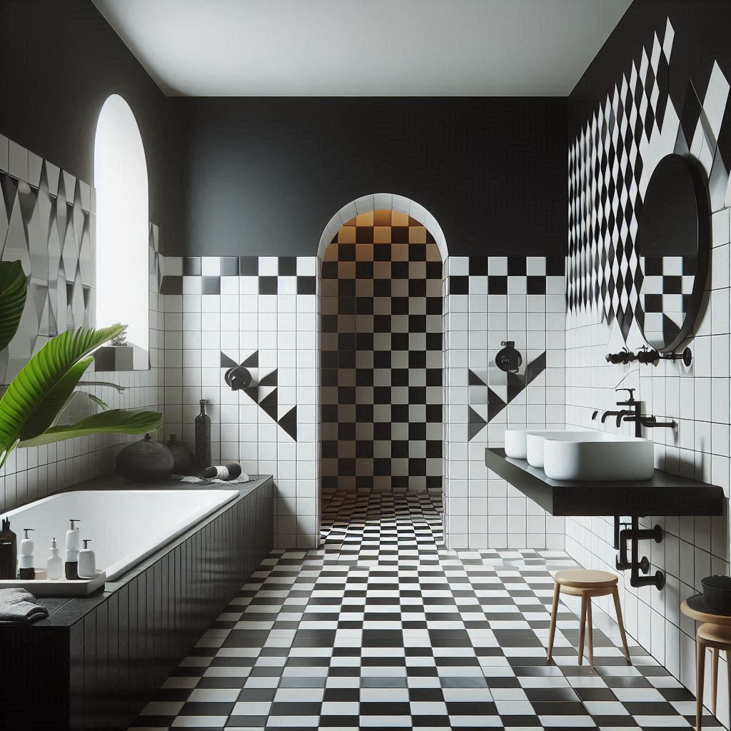 Tiled Statement Elegance
