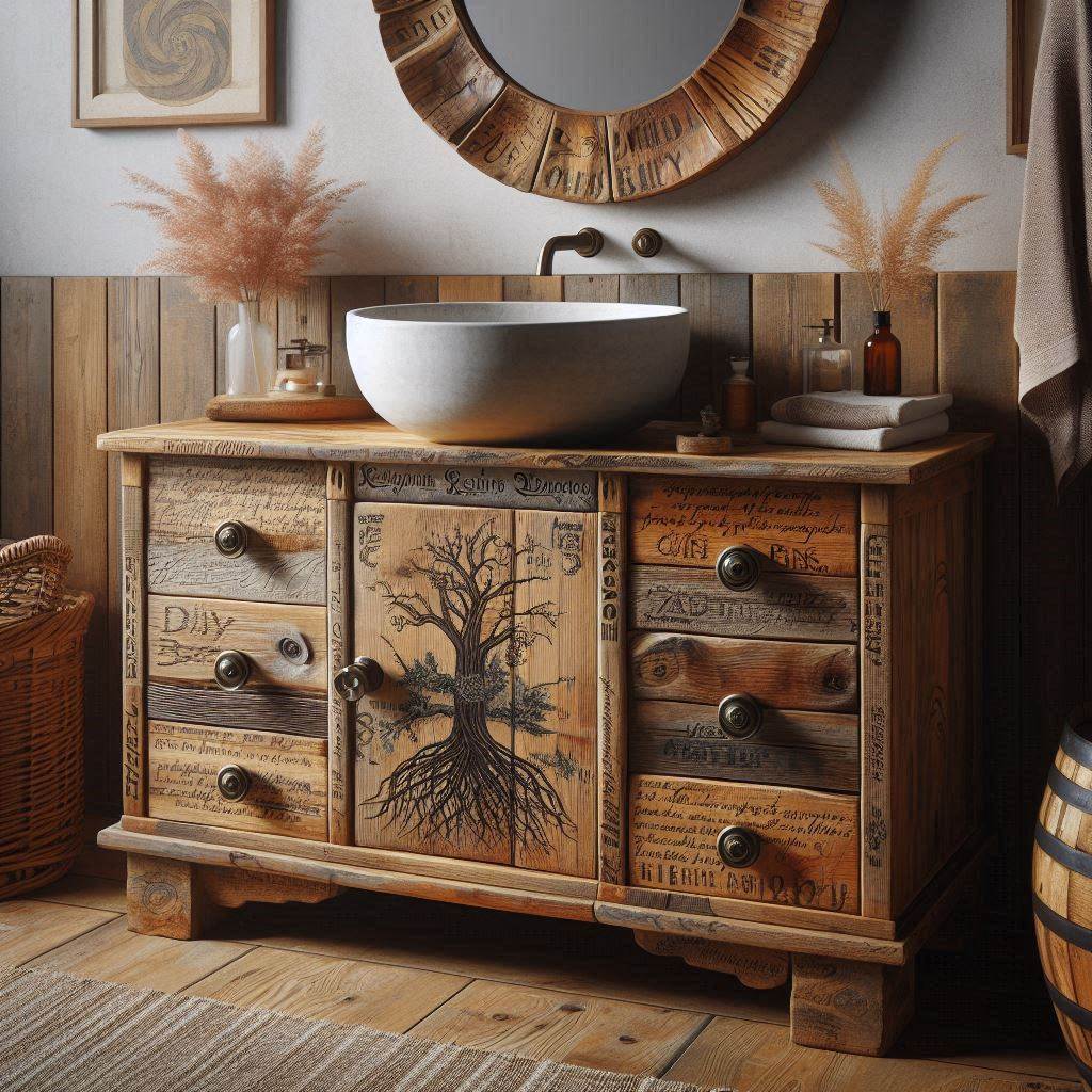 18 Dreamy Bathroom Vanity Ideas to Fall in Love With 5 From Scratch with Love: Bathroom Vanity Ideas DIY