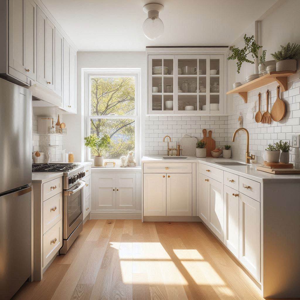 15 Stunning Kitchen Cabinet Color Ideas 2 Classic White Cabinets for a Bright, Airy Look