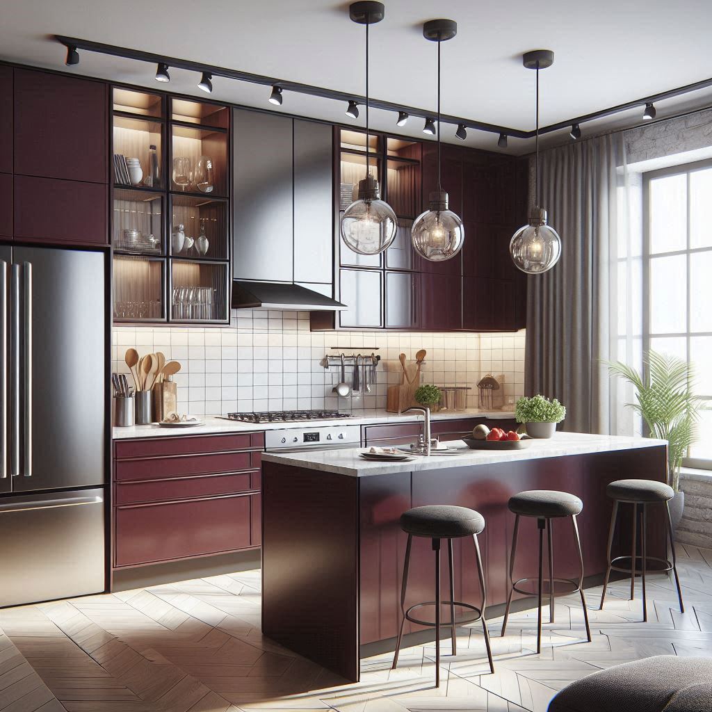 15 Brilliant Kitchen Cabinets Ideas to Elevate Your Space 16 High-Gloss Luxe