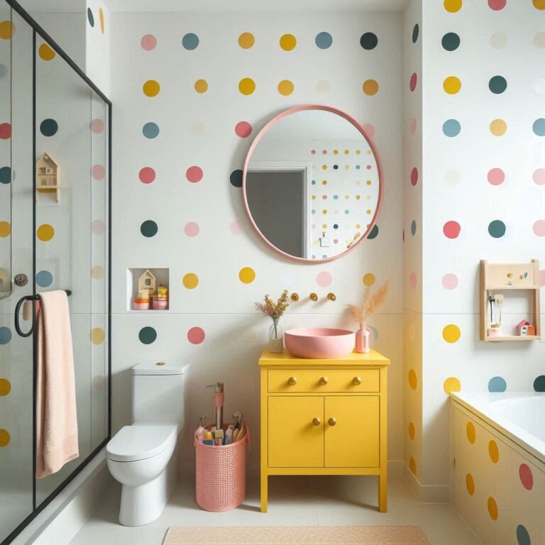 16 Dreamy Colorful Kids Bathroom Ideas to Brighten Up Their World