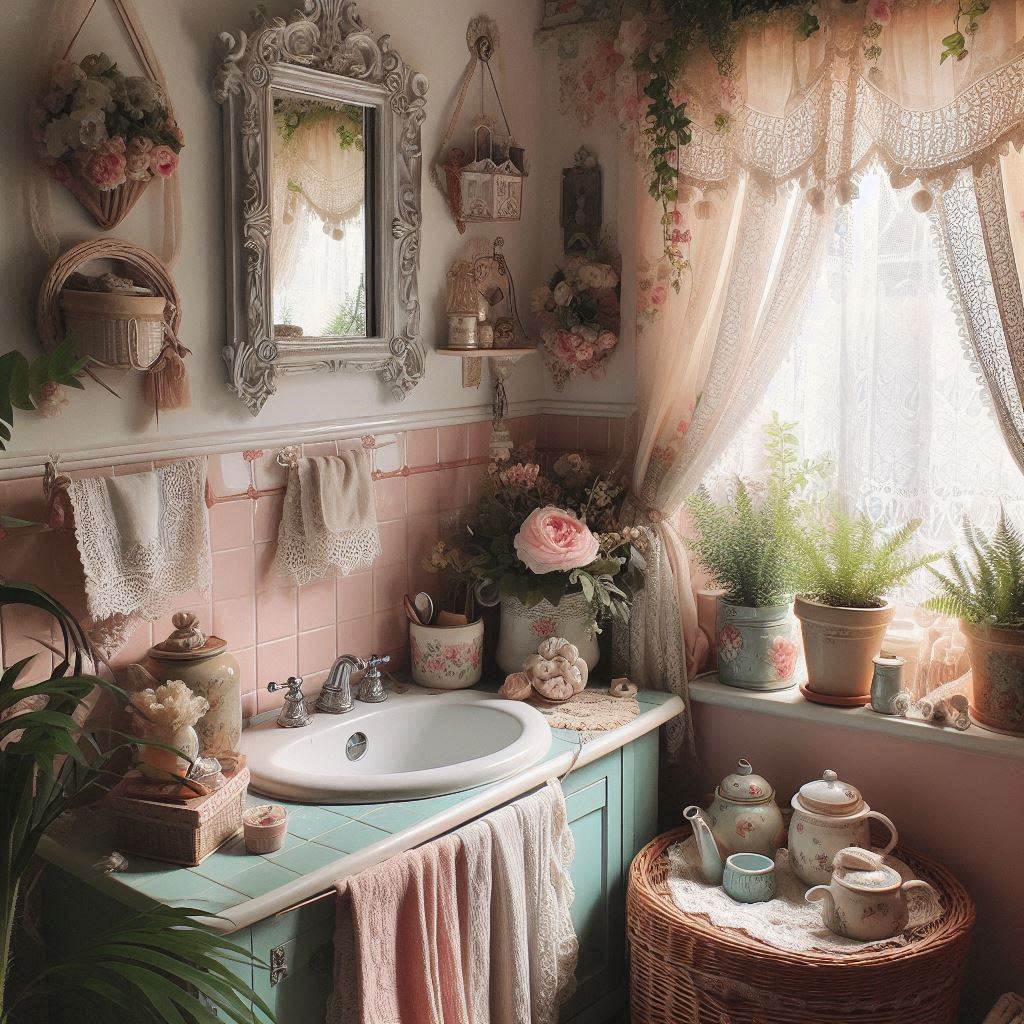 15 Dreamy Small Bathroom Decor Ideas That Will Instantly Transform Your Space 14 Cozy Cottagecore Dream