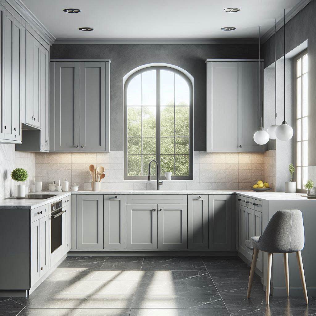 15 Stunning Kitchen Cabinet Color Ideas 14 Light Gray for Modern Simplicity