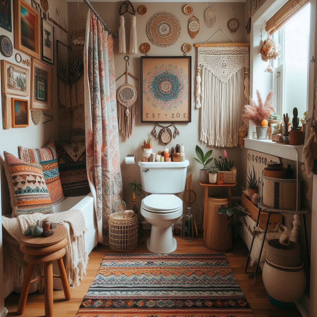 15 Dreamy Small Bathroom Decor Ideas That Will Instantly Transform Your Space 10 Budget Boho with a DIY Touch