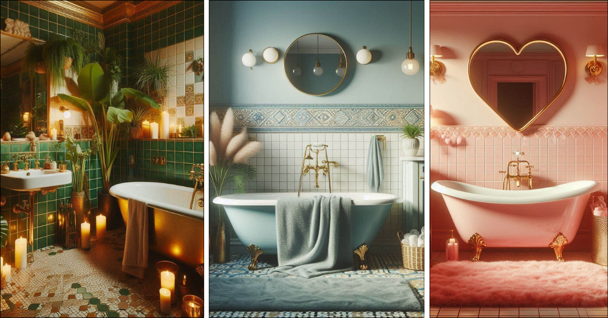 Romantic Ideas to Capture the 70s Bathroom Aesthetic