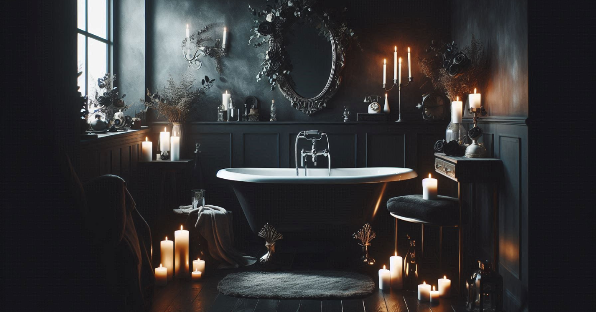 Black and White Bathroom