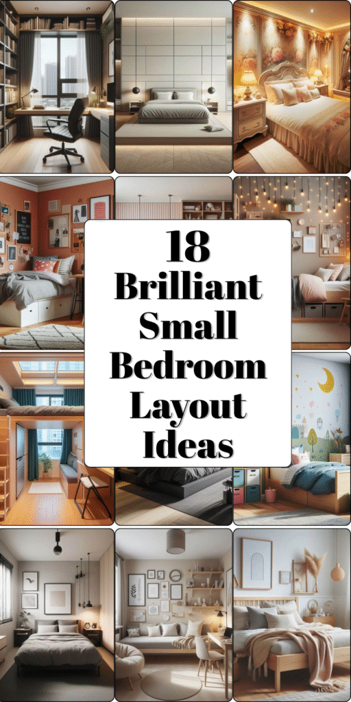 18 Brilliant Small Bedroom Layout Ideas to Maximize Every Square Foot 2 18 Brilliant Small Bedroom Layout Ideas to Maximize Every Square Foot