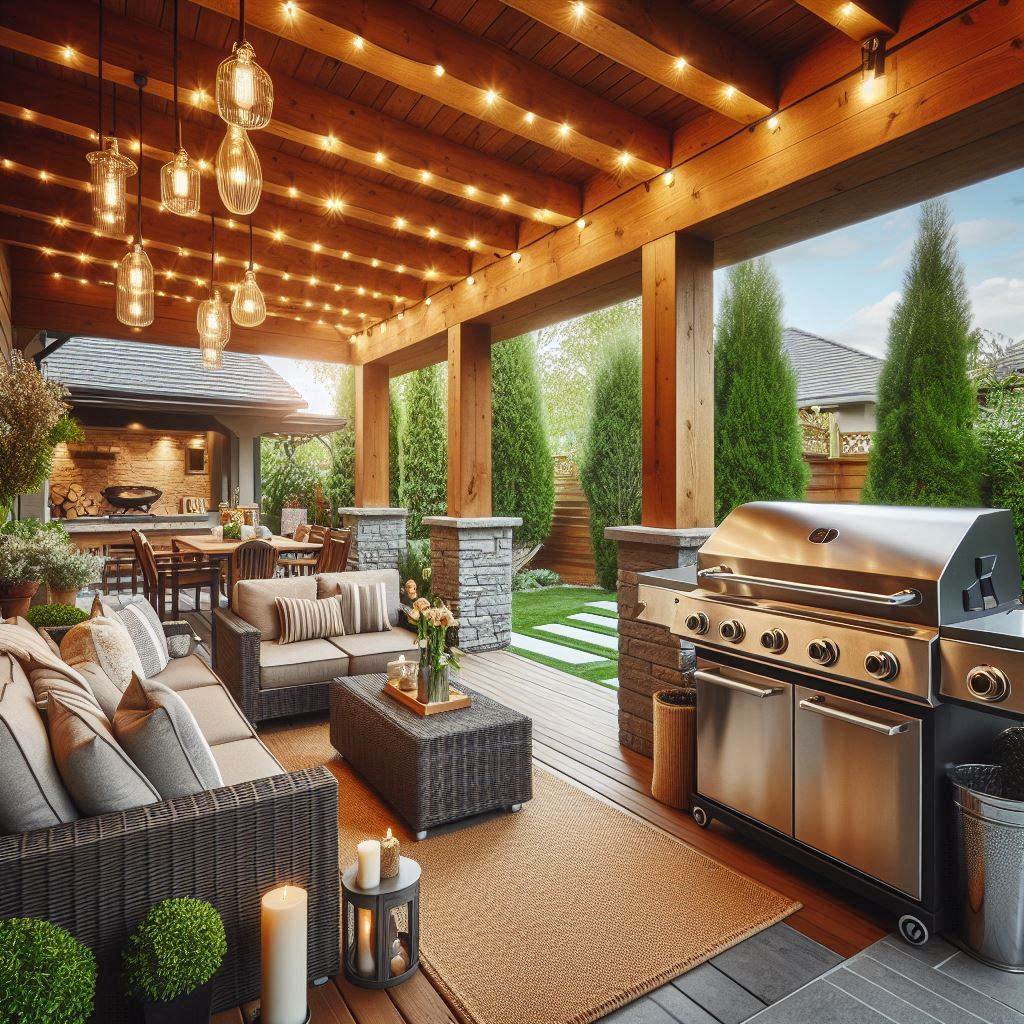 15 Stunning Modern Outdoor Kitchen Ideas 3 Covered Comfort with Style