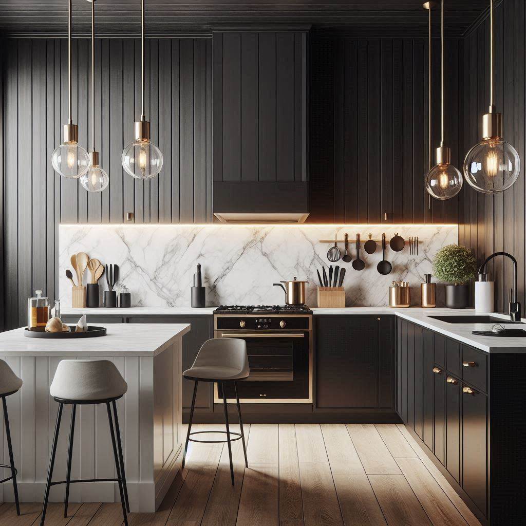 15 Stylish Shiplap Backsplash Kitchen Ideas
