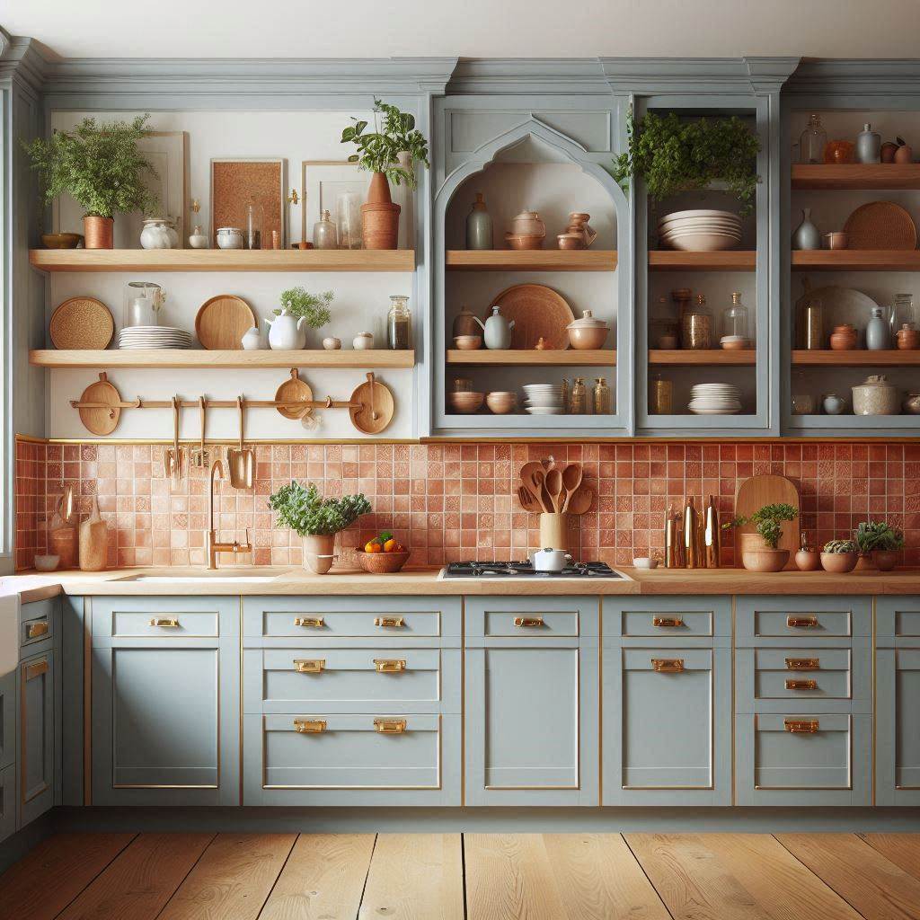 15 Earthy Kitchen Ideas 8 Earthy Blue Accents