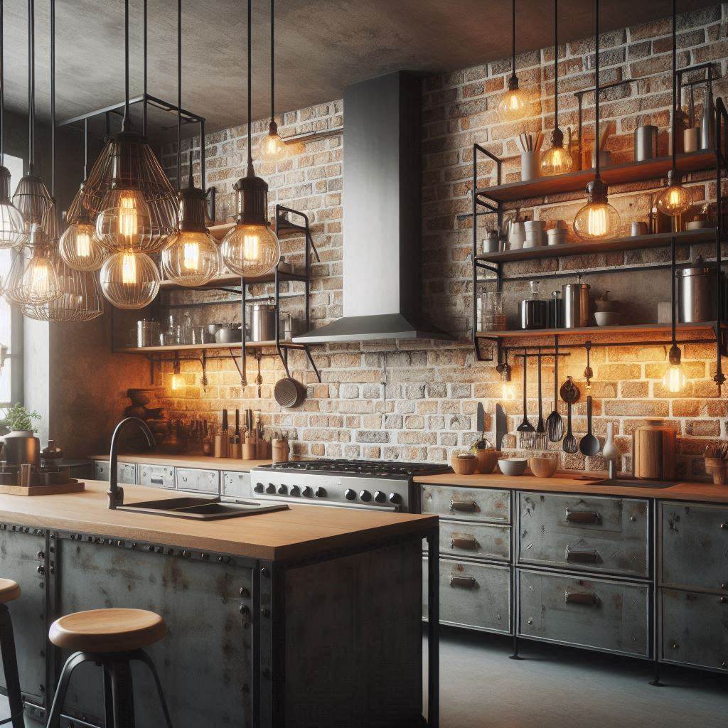 Brick-Style Stone for Industrial Touch
