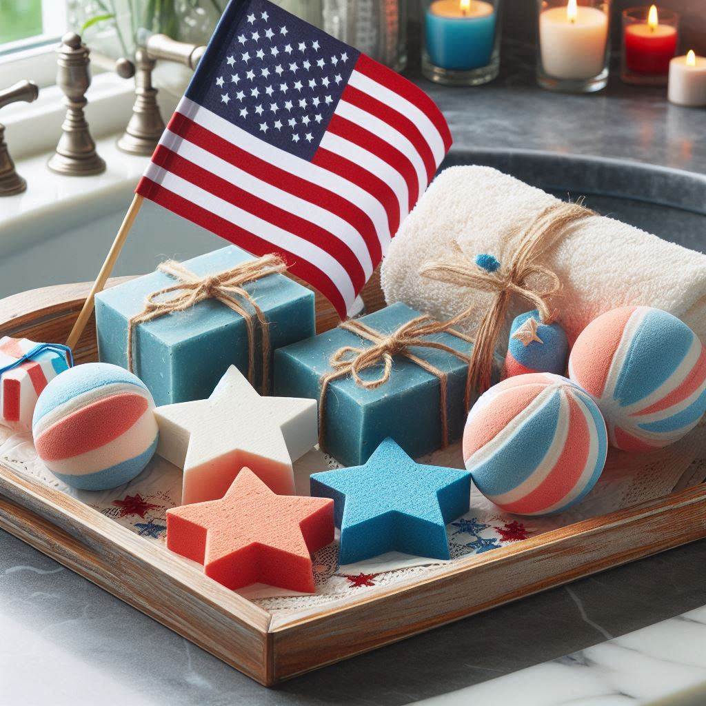 Independence Day Bath Bombs and Soaps