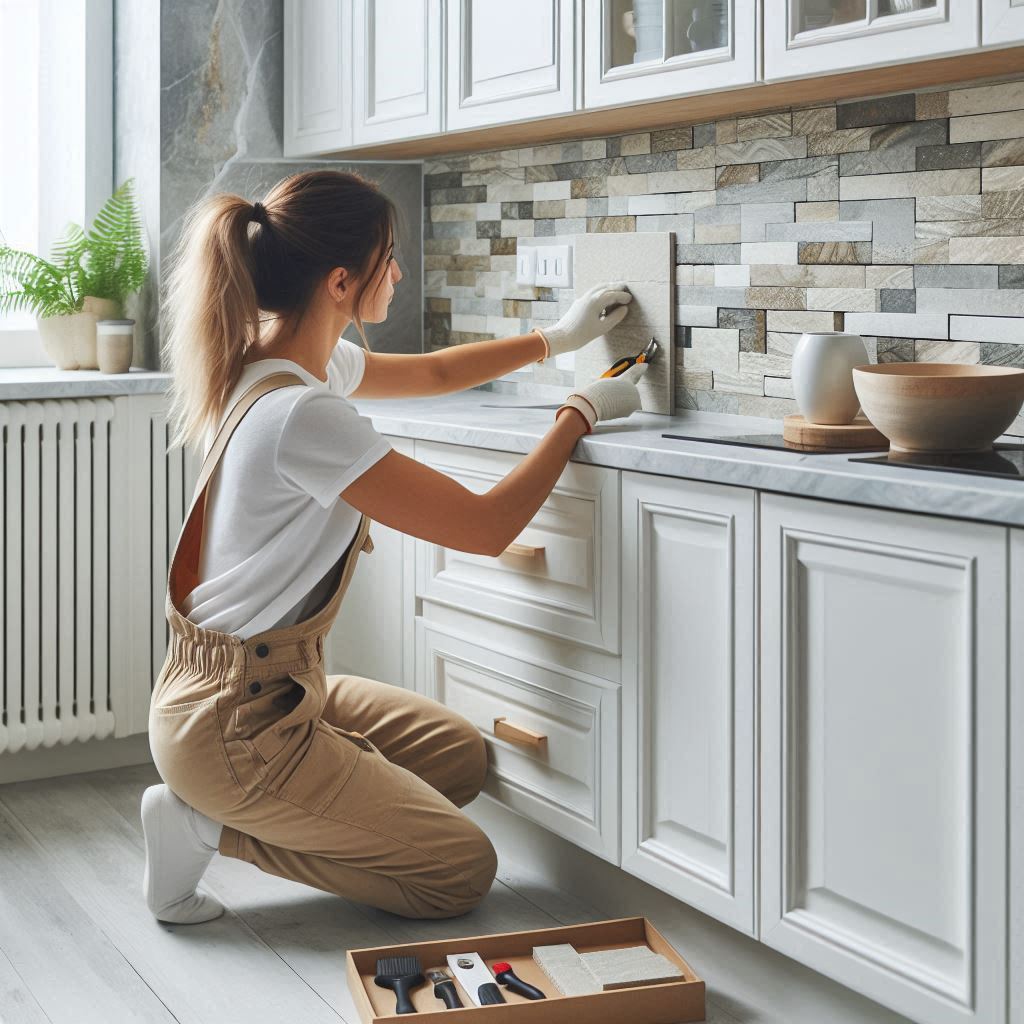 DIY-Friendly Peel-and-Stick Stone Veneer