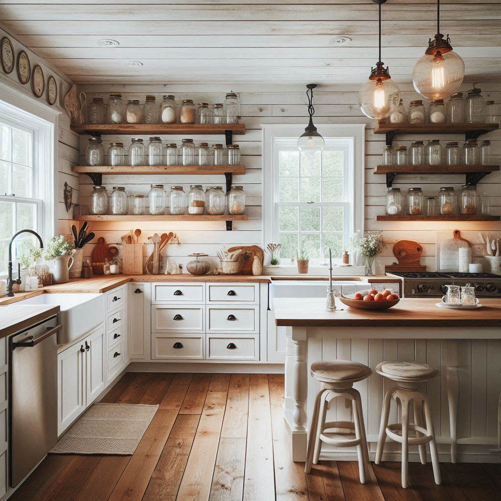 15 Stylish Shiplap Backsplash Kitchen Ideas