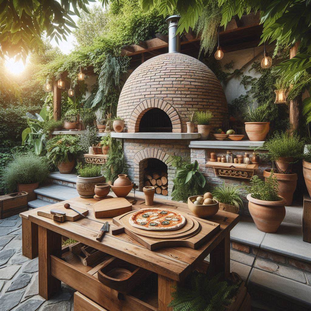 15 Inspiring Mexican Outdoor Kitchen Ideas 8 Built-In Pizza Oven