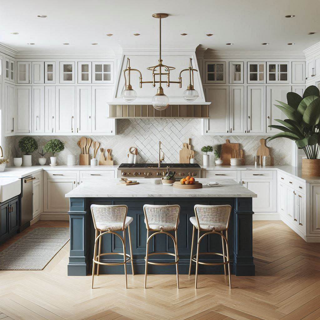 15 Stunning Ideas for Modern Kitchen Design Luxury Spaces 10 Two-Tone Cabinet Brillian