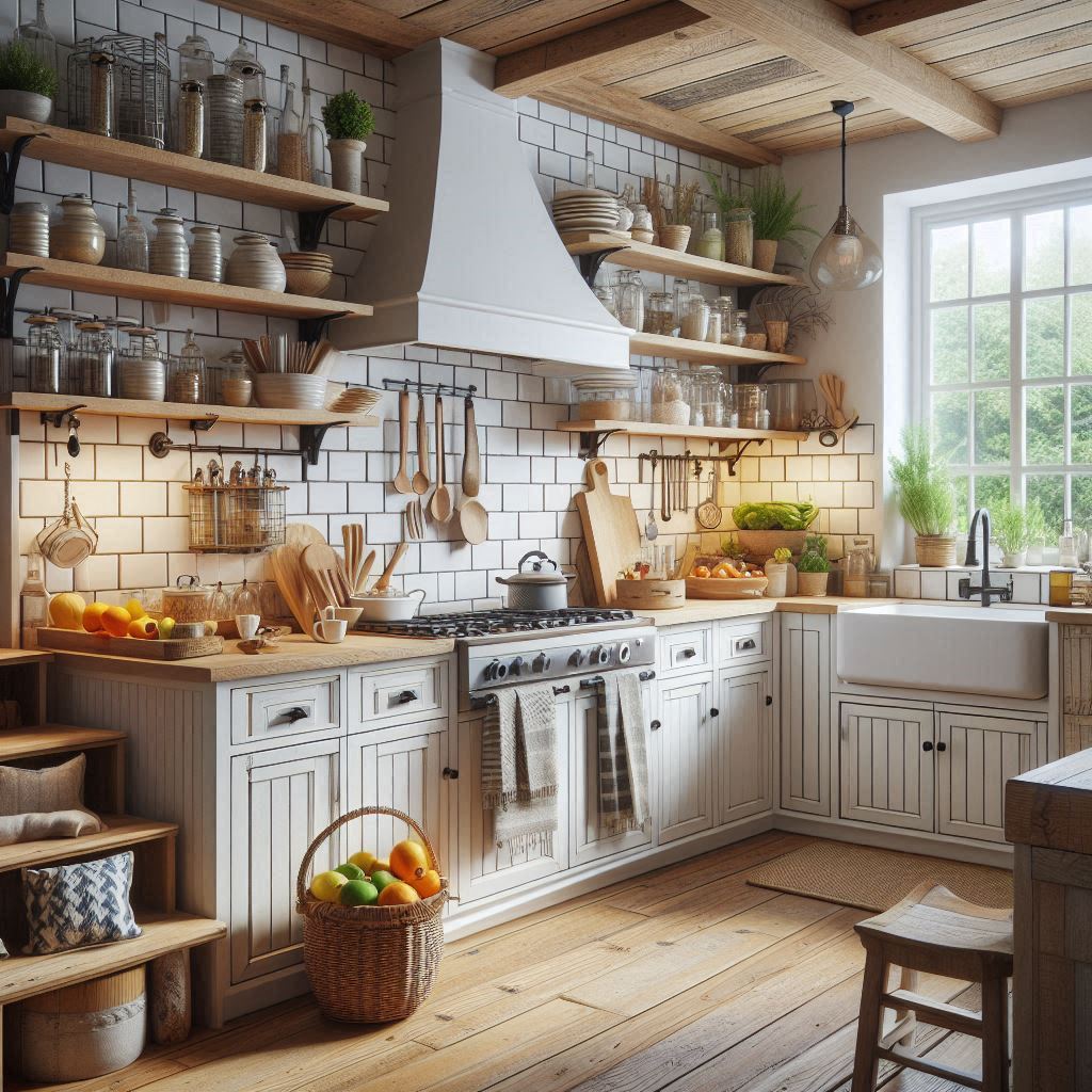 Farmhouse Charm with Shiplap Tiles