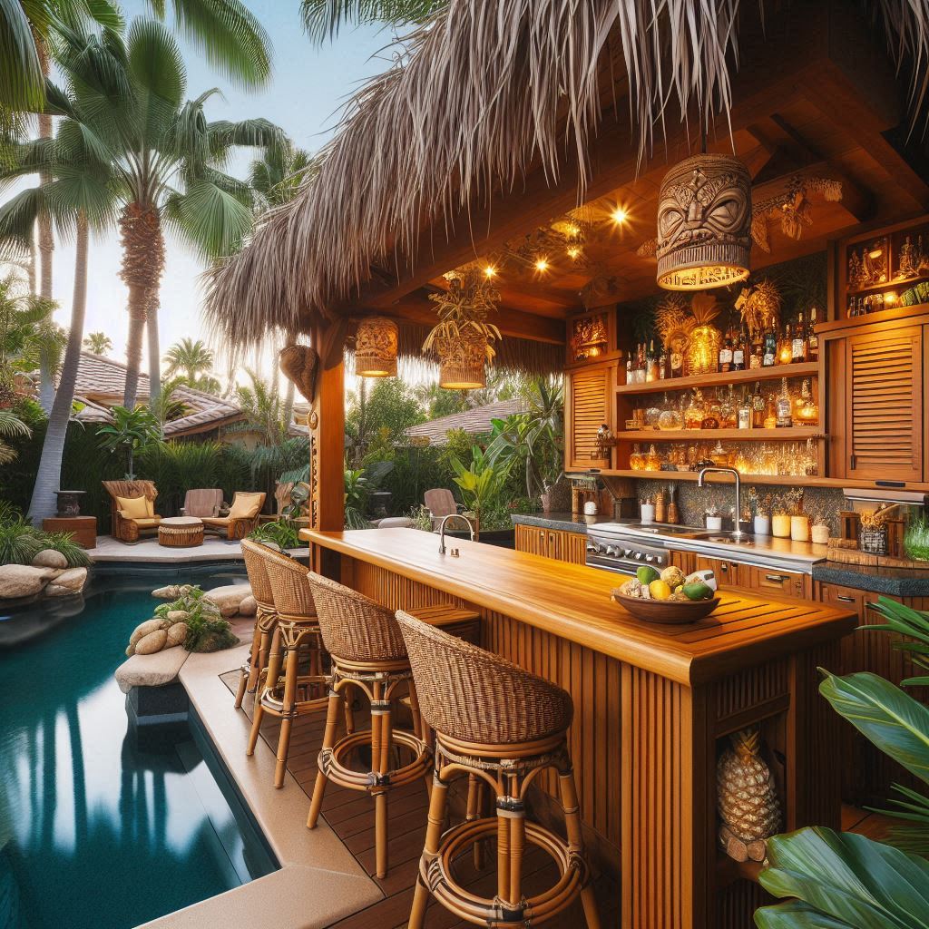 15 Stunning Modern Outdoor Kitchen Ideas 10 Tropical Outdoor Oasis