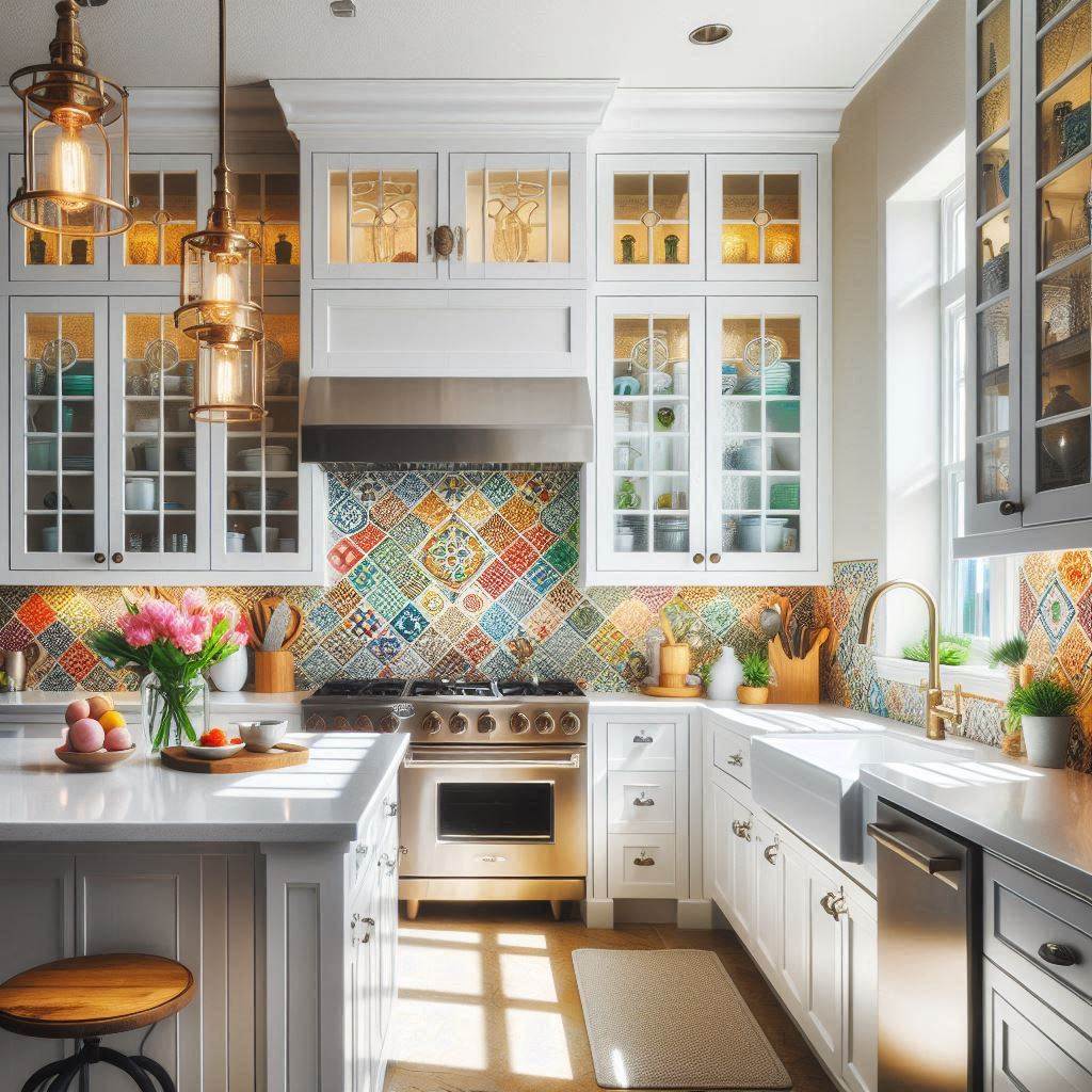 15 Stunning Backsplash Kitchen Ideas 12 Mosaic Magic for Artistic Flair