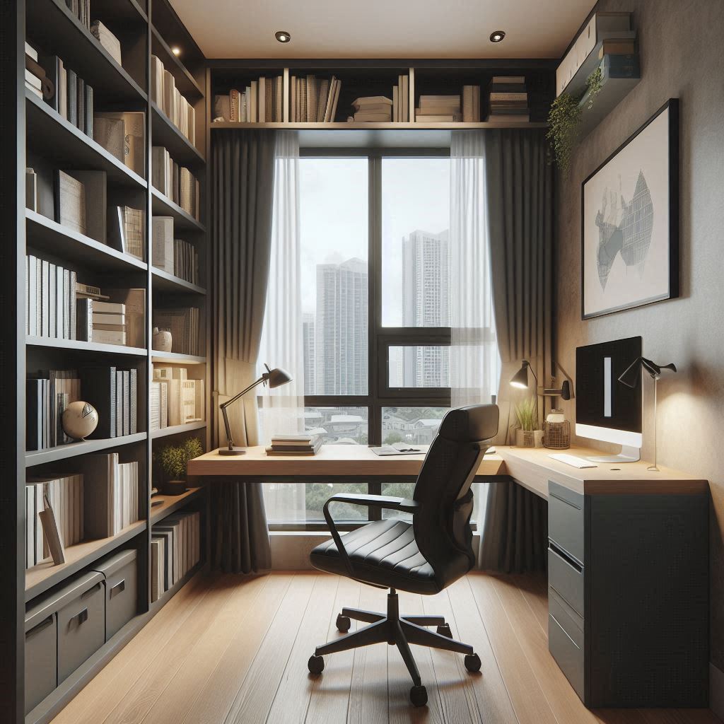 18 Brilliant Small Bedroom Layout Ideas to Maximize Every Square Foot 4 Desk-Integrated Bedroom Setup