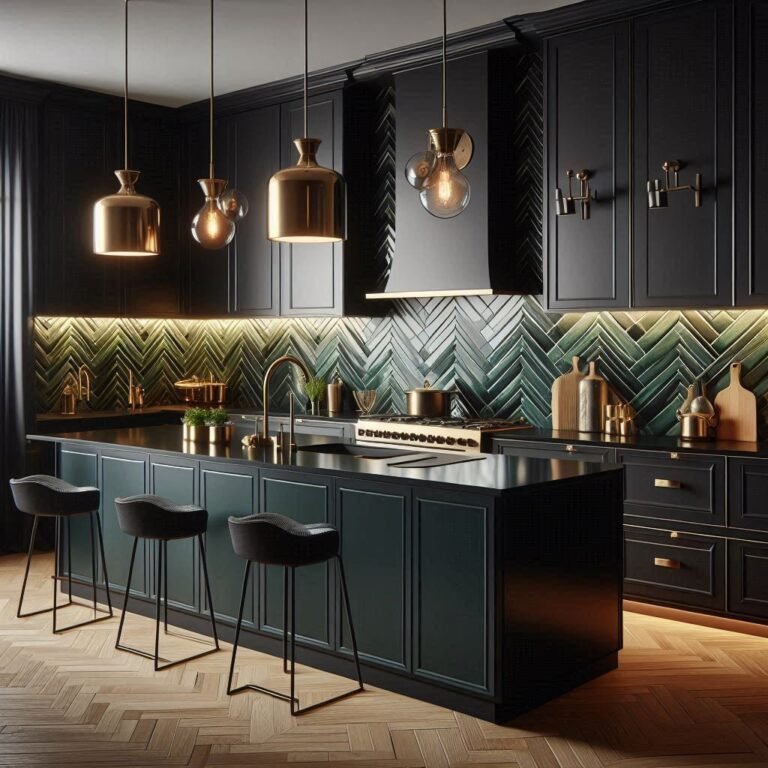 15 Stunning Green Backsplash Kitchen Designs