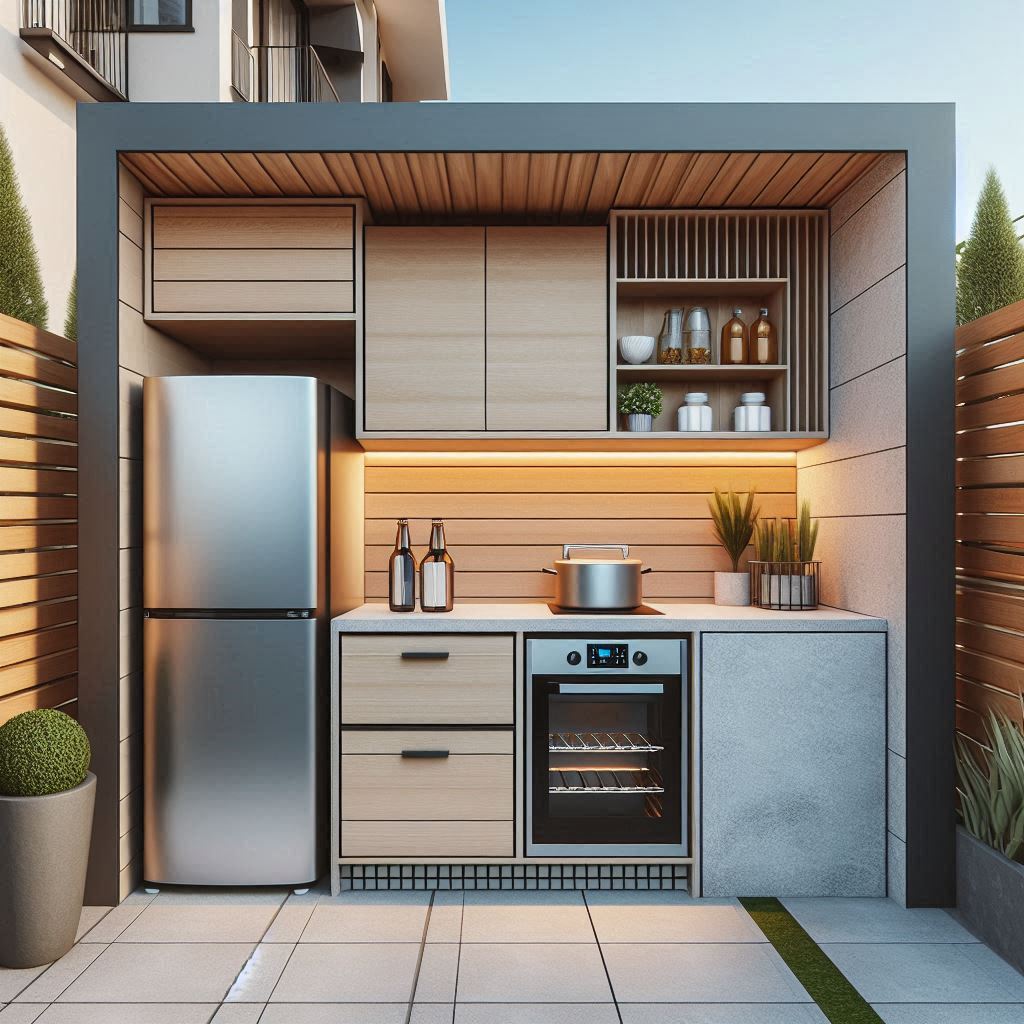 15 Stunning Modern Outdoor Kitchen Ideas 9 Chic & Compact for Small Spaces