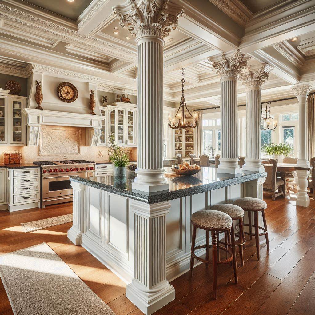 15 Kitchen Island Ideas 10 Elegant Kitchen Island Ideas with Columns