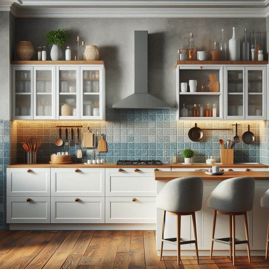 15 Stunning Blue Backsplash Kitchen Ideas for a Fresh, Modern Look 15 Blue Grey Kitchen Backsplash Ideas