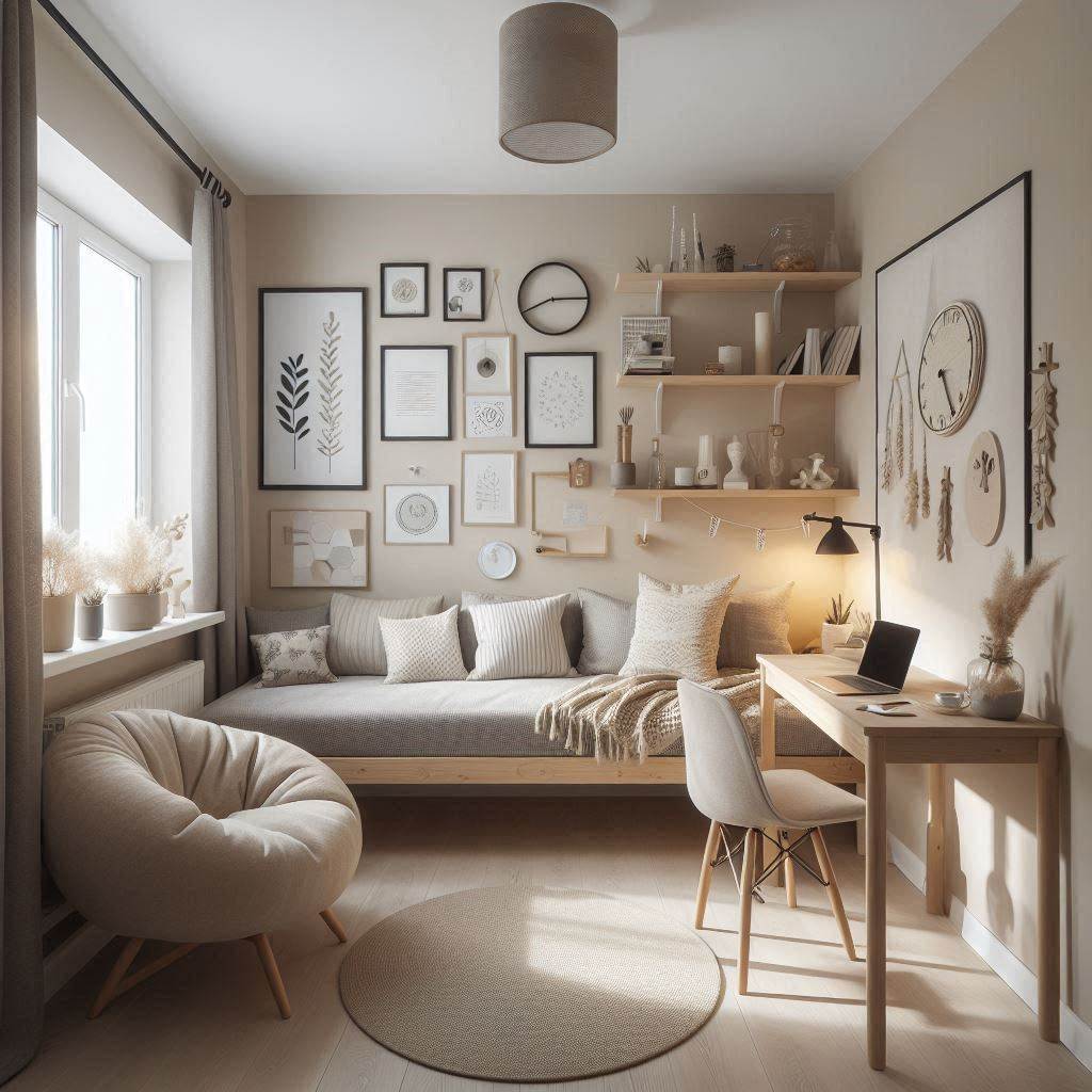 18 Brilliant Small Bedroom Layout Ideas to Maximize Every Square Foot 13 Dual Purpose Guest Room