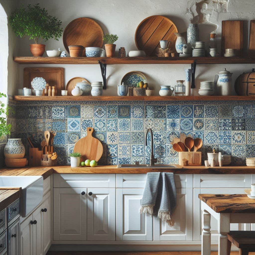 15 Stunning Blue Backsplash Kitchen Ideas for a Fresh, Modern Look 13 Traditional Blue Kitchen Backsplash Ideas