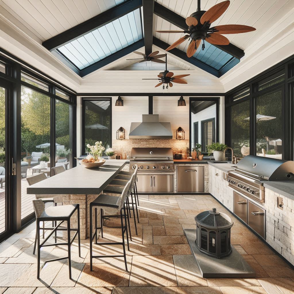 15 Stunning Modern Outdoor Kitchen Ideas 12 Fully Enclosed Outdoor Comfort